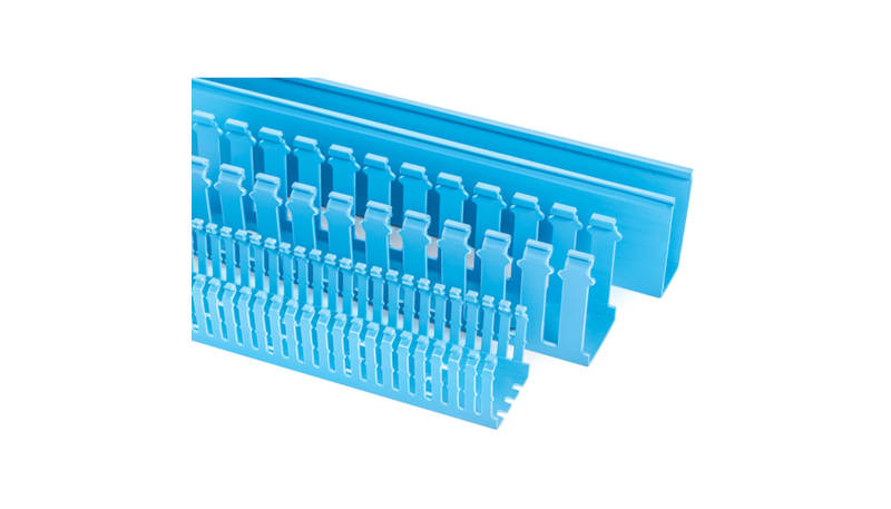 HellermannTyton 184-22024 High-Density Slotted-Wall Wiring Duct, 2