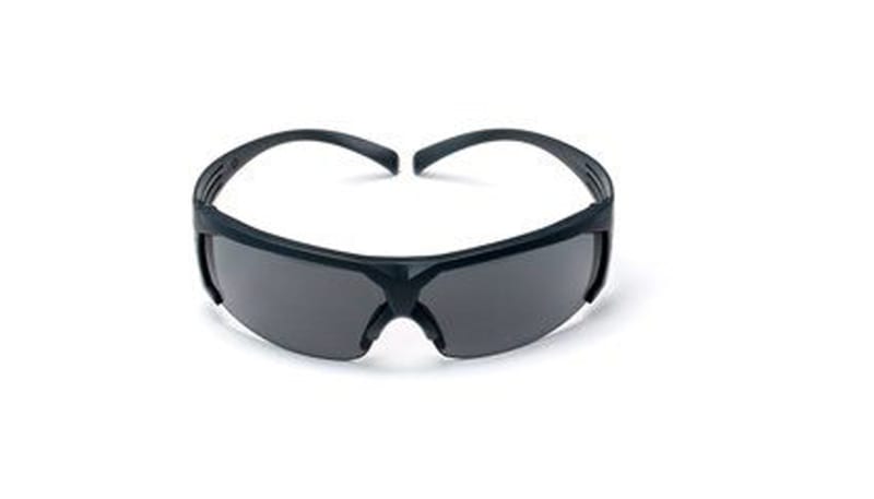 3M SF602RAS SecureFit Safety Glasses, Grey, Rugged Anti-scratch Lens