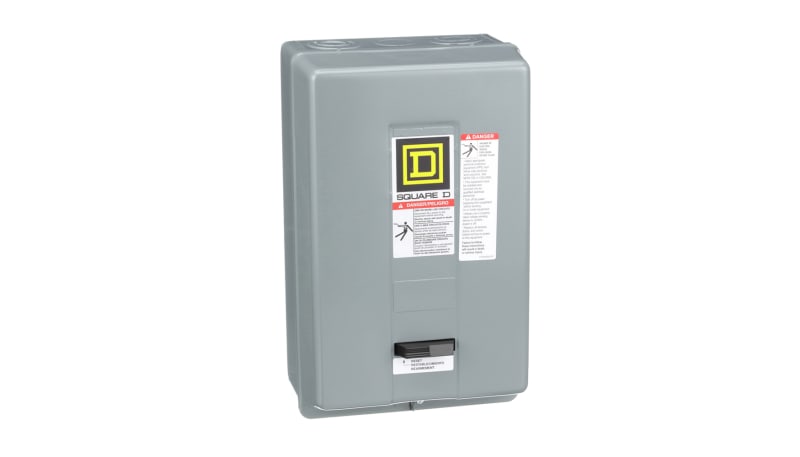 Square D 8536SDG1V08S Non-Reversing Starter Size 2, 3-Pole, Melting ...