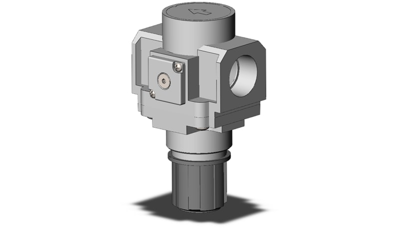 SMC Corporation AR40-06-R-B Regulator, air, 3/4Rc, R to L flow, 125PSI ...
