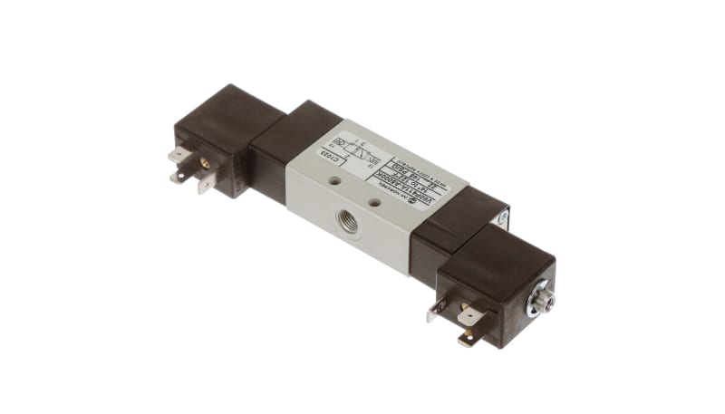 Norgren V60P411A-A512JK Valve, air, 1/8NPT, 3/2NC, sol/sol, 12VDC