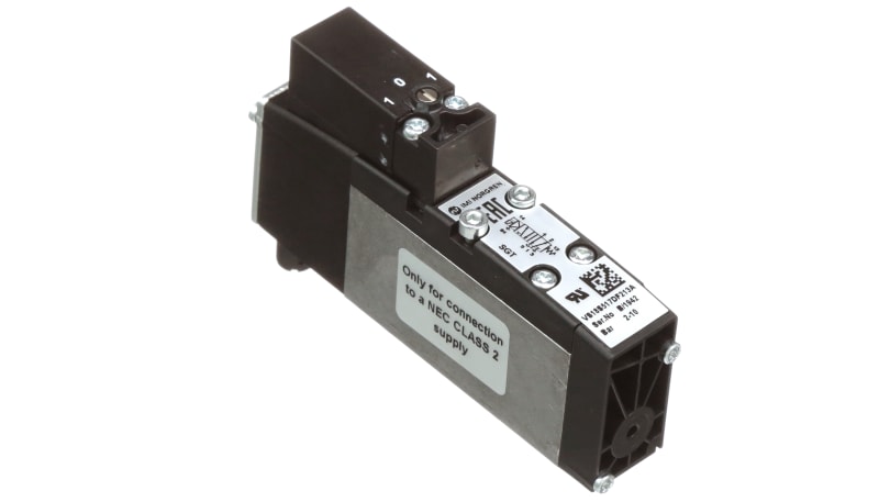 Norgren VS18S517DF213A Valve,5/2 sol/spring,int pilot,29-145PSI,24