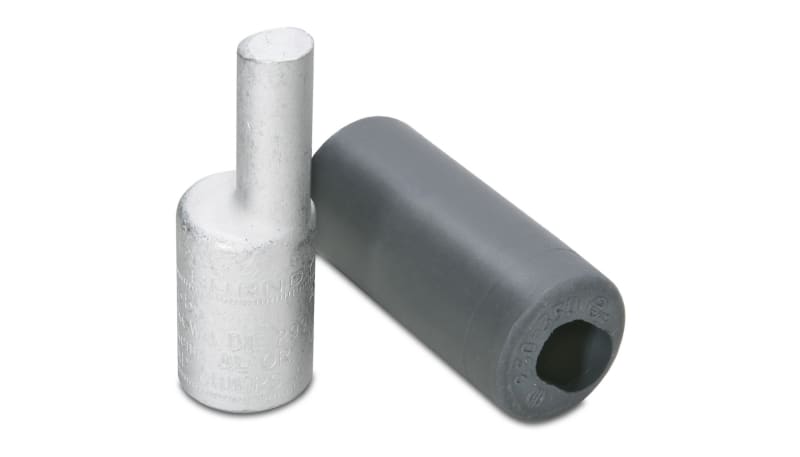 Double Compression Pin Adapter BURNDY AYPO3/0 Aluminum Compression Pin Adapt, 3/0AWG, 0.37