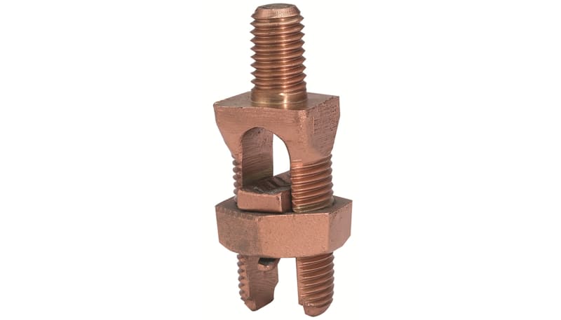 BURNDY KC34 Mechanical Grounding Connector, Cable to Flat, 3/0 AWG, 3/4 ...
