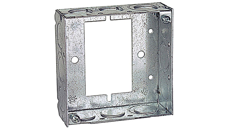 Steel City by ABB 531511234UB Square Box Extension Ring, 4