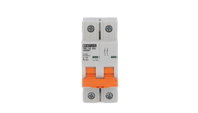 Phoenix Contact 1020007 Circuit Breaker Thermal-Magnetic 2 Pole
