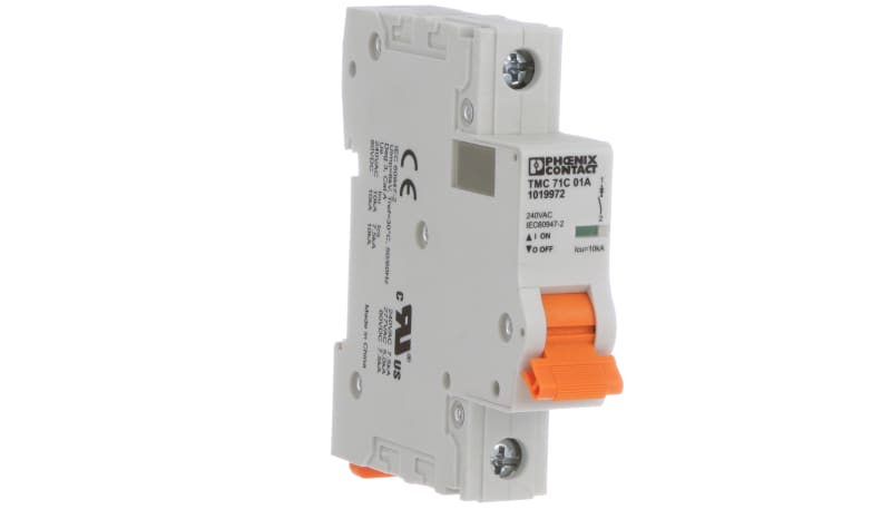Phoenix Contact 1019972 Circuit Breaker Thermal-Magnetic 1 Pole 1A