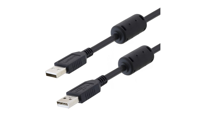 L-com U2A00015-3M USB 2.0 Type A Male-A Male Cable, 3m(9.8ft), 480Mbps ...