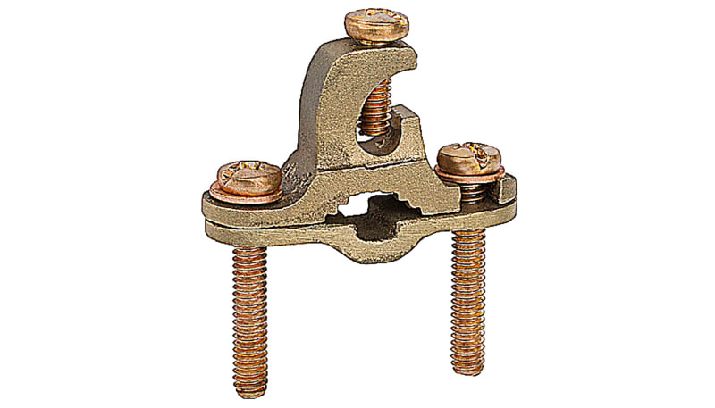 Blackburn by ABB JDLI Direct Burial Ground Clamp, 10 - 2, Pipe Size 1/2 ...