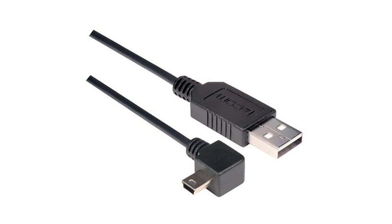 L-com CAA-90RMB5-05M Right Angle USB cable, Straight A Male/ Right ...