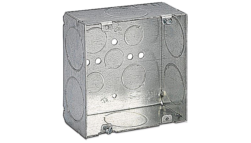 Steel City by ABB 72171 1 1/4 Square Box, 4-11/16