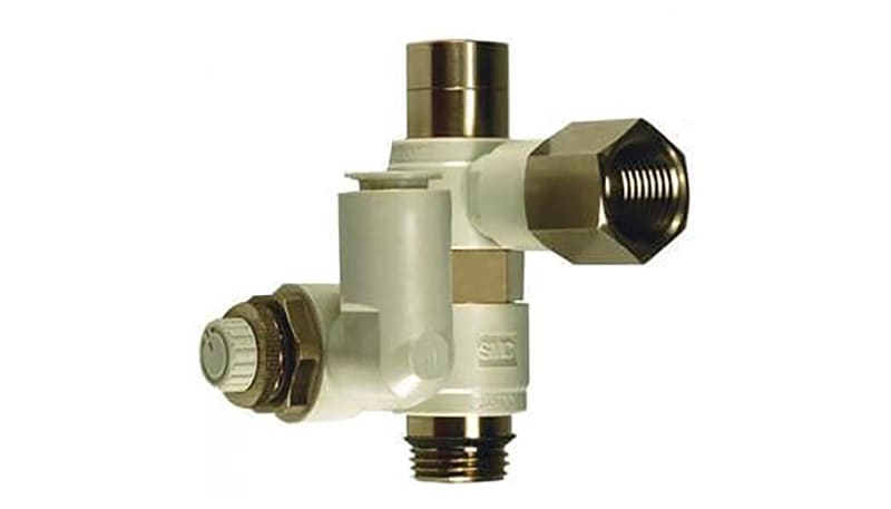SMC Corporation ASP330F-U01-06-X352 Flow Control,pilot check valve, 1/8 ...