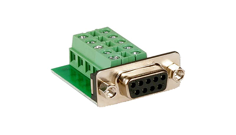 Advantech BB-DGB9FT Serial Accessories, Port Adapter, DB9F to Terminal ...