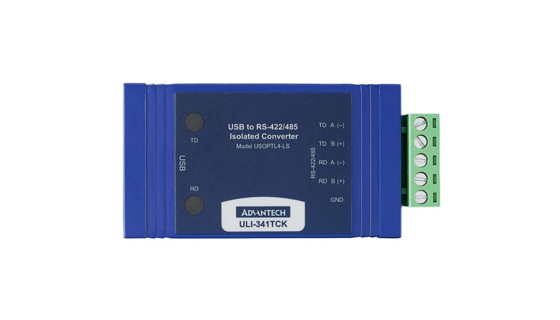 Advantech BB-USOPTL4-LS Signal Converter, USB to 1 Port RS-422/485 ...