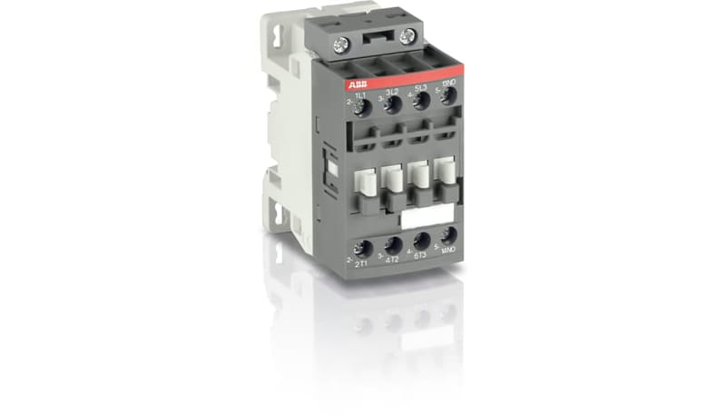 ABB AF09ZB-30-10-21 3-Pole Contactor, 24-60V Control, 690VAC/220VDC ...