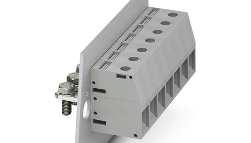Phoenix Contact 0708991 Feed-Through Terminal Block 18.8mm 690V 150A 1 ...