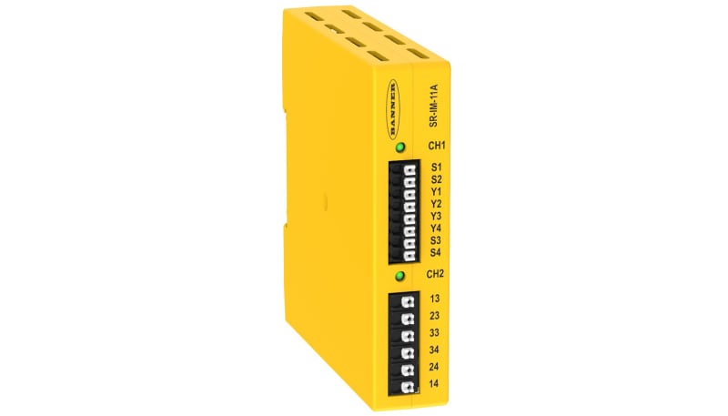 Banner Engineering SR-IM-11A Relay Module for Safety Light Curtain ...