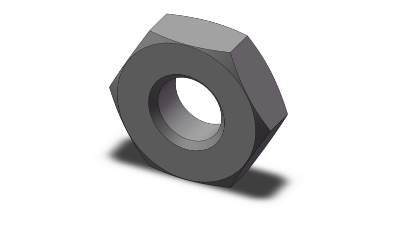 SMC Corporation NTP-006 Rod End Nut, NTP Series