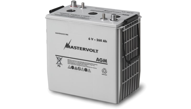 Mastervolt 61002600 Mv 6/260 Ah Agm Battery