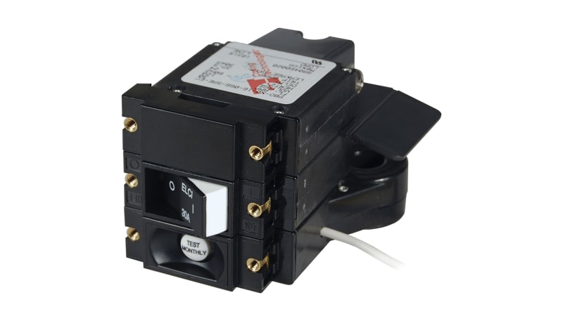 Blue Sea Systems 3102100B-BSS RCBO ELCI 120VAC 30A 2P 30mA IP FR