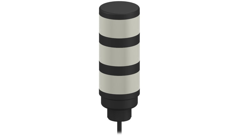 Banner Engineering TL50BLZY1Y2C Beacon Tower Light, Gray Housing, 2 ...