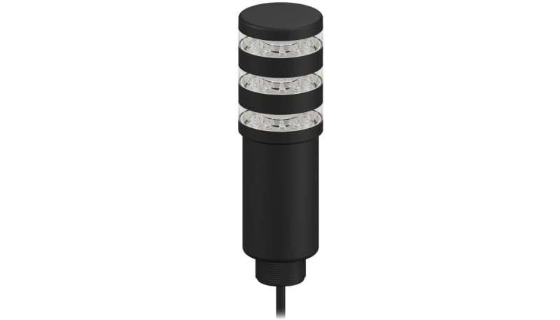 Banner Engineering TL50BLZR1R1R1 Beacon Tower Light, 3-Color Indicator ...