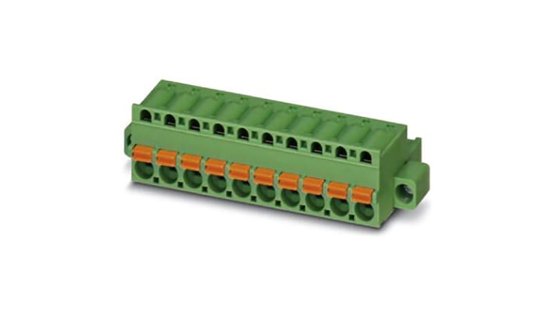 Terminating Colour Coding Phoenix Contact 1910597 PCB Plug Push-In 5mm 12AWG 320V 12A 9 Position