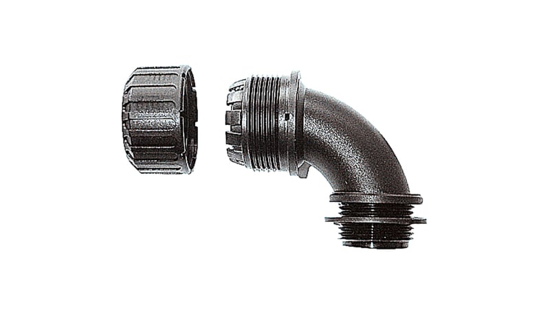 Adaptaflex by ABB XF25/M25/C90/BL Elbow Fitting, Male Thread, 25mm, M25 ...