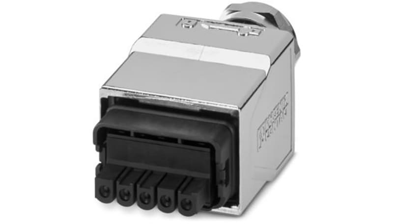 Phoenix Contact 1421785 Power Connector, CUC-PPC-C2ZNI-SS/24FKP5. IP65 ...