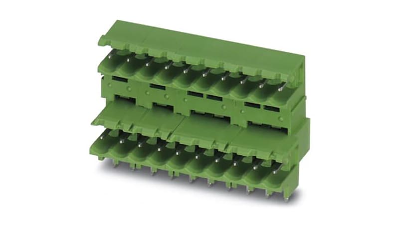 Phoenix Contact 1846878 Terminal Block, Header, Male Pins, 16 positions ...