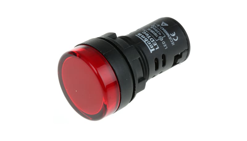 RS PRO 7637927 Panel Mount Indicator Red LED 22mm Panel Mount