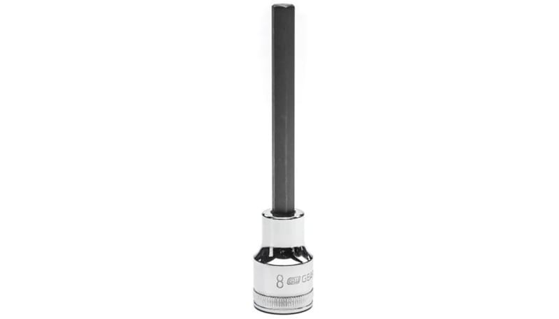 Apex Tool Group Mfr. 82580 GEARWRENCH, SKT HEX BIT LNG 1/2DR 8MM