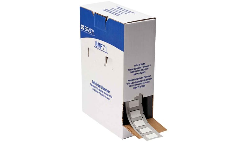Brady BM71-375-1-344 Fluid Resistant Marking Sleeves, 0.645