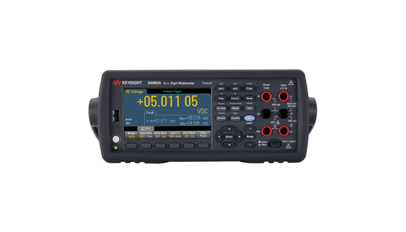 Keysight Technologies 34465A/MEM Digital multimeter, 6 1/2 digit ...