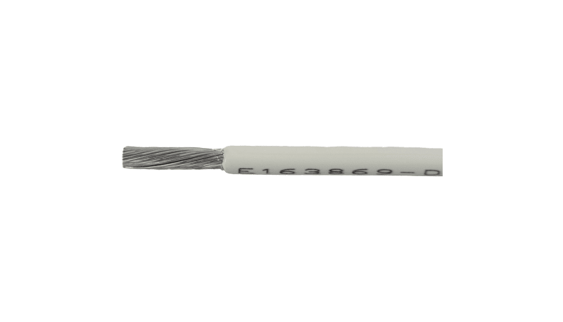 Alpha Wire 67250 WH033 Metric Ecowire, White, 100M, 2.5MM2, 140 X .16 ...