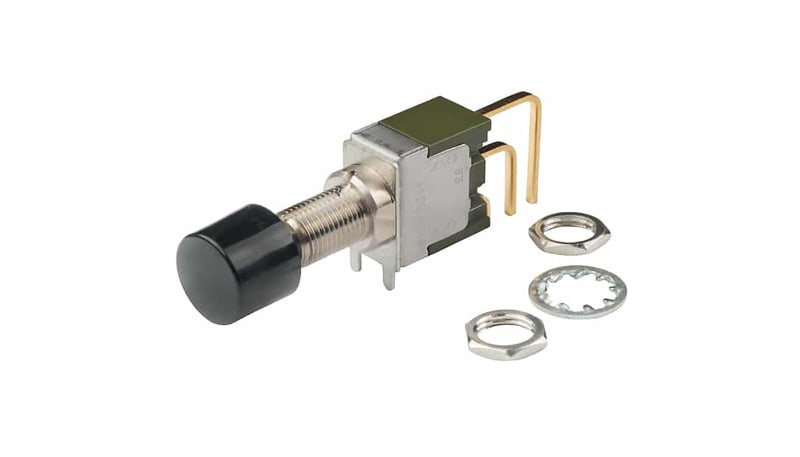 NKK Switches MB2011SS1G40-CA BRACKET PC MOUNT MINIATURE PUSHBUTTON