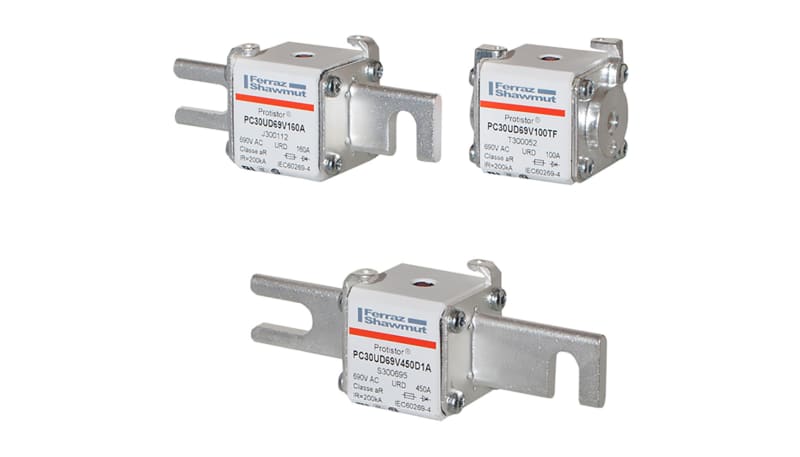 Mersen E301925 Fuse, Square Body, Ultra Fast, Size 30, Type KI Blades ...