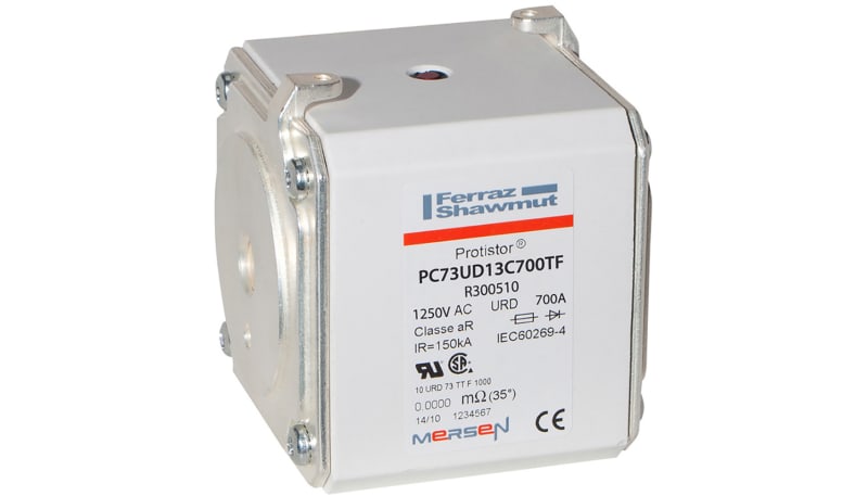 Mersen R300510 Fuse Square Body Ultra Fast Size 73 Type TTF M12 ...