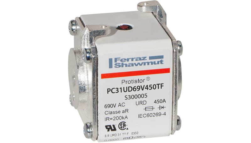 Mersen S300005 Fuse Square Body Ultra Fast Size 31 Type TTF M8 ...