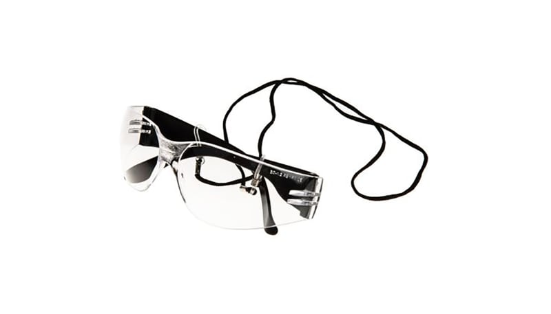 RS PRO 1845938 Safety Glasses Wrap Around Clear UV Protection