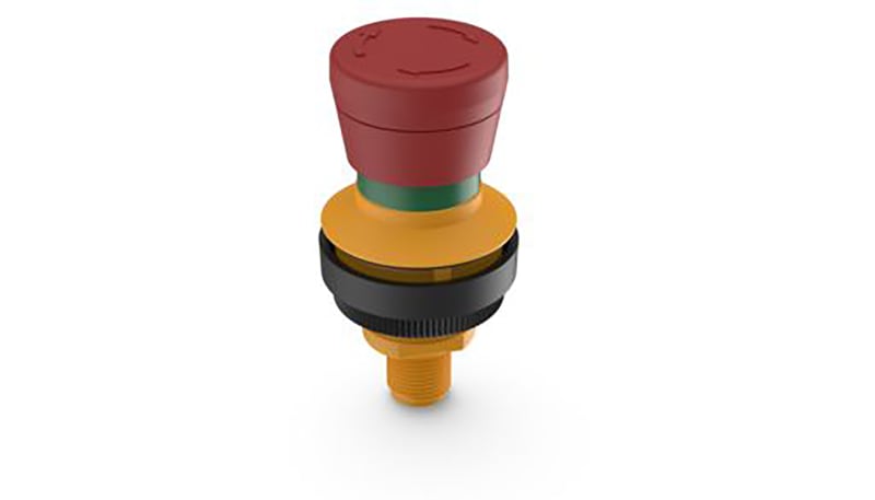 RAFI 1.11.031.001/0000 E-Stop Switch,RAMO 30 E,2 NC,Round,Reset by ...