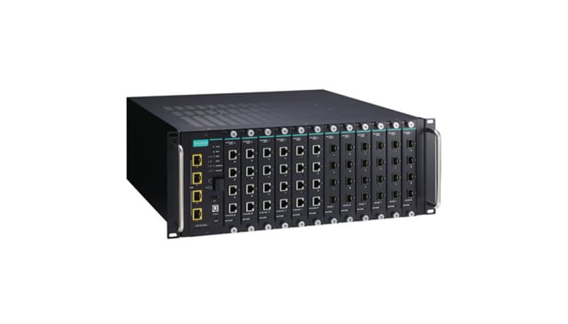 Moxa ICS-G7752A-4XG-HV-HV Ethernet Switch, 52 Ports, Managed, Gigabit ...