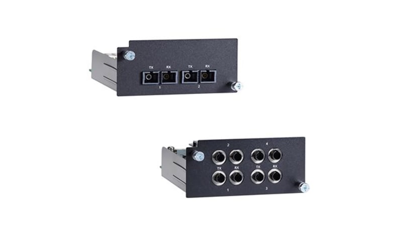 Moxa PM-7500-4MSC Fast Ethernet module with 4 100BaseFX multi-mode ...