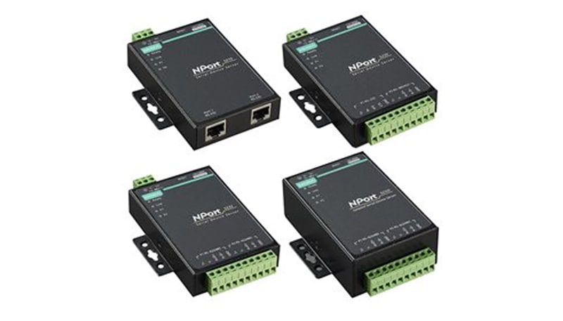 MOXA NPort 5210A 2ポート RS-232 本体 Moxa NPort 5210 2-Port Device Server, 10/100M Ethernet, RS-232 DB9
