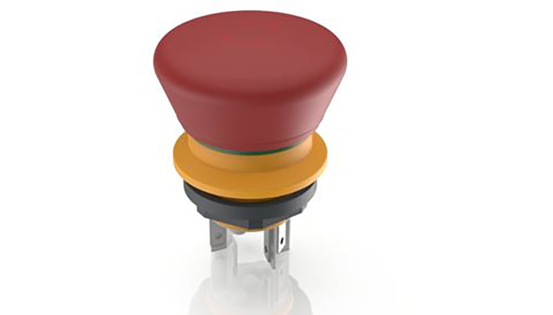 Estop Rotating Rafi RAFI 1.15.213.012/0000 E-Stop Switch,LUMOTAST 16,2NC,(OFF)-ON,Twist ...