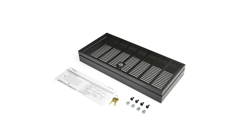 StarTech.com RKSECLK5U 5U Rack-Mount Security Cover - Hinged - Locking ...