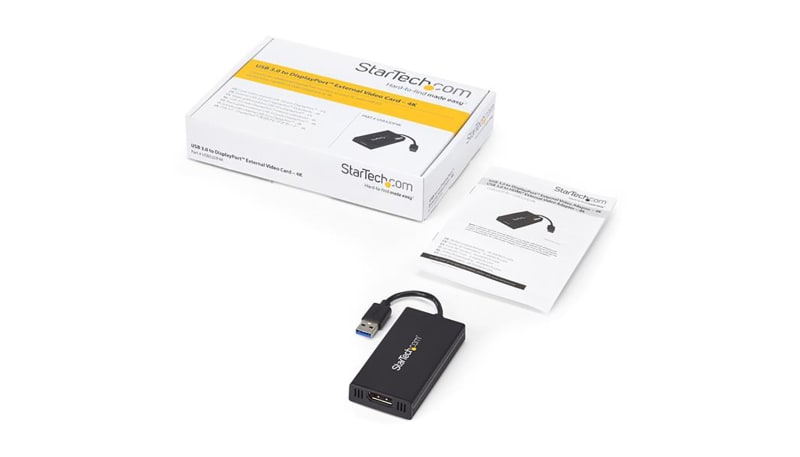 StarTech.com USB32DP4K USB 3.0 to 4K DisplayPort External Graphics ...