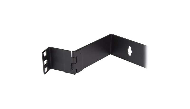 StarTech.com WALLMOUNTH1 1U Hinged Wall Mount Patch Panel Bracket - 4 ...