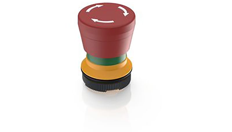 RAFI 1.30.273.512/0300 E-Stop Actuator,RAFIX 22 FS+,Latching,Red ...