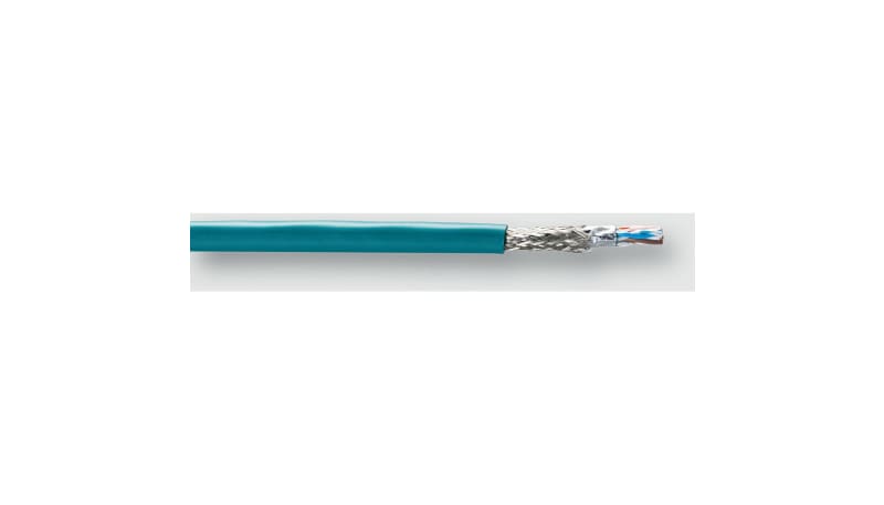 LUTZE Inc. 104349 Cat5e Industrial Ethernet; 4pair 22AWG; Teal PVC